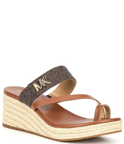 michael kors sandalen blau|michael kors birkenstock sandals.